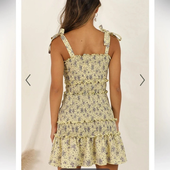 Showpo. Look This Way Floral Smocked Tiered Dress - Picture 6 of 6